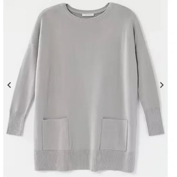 PURE JILL PATCH POCKET SWEATER-TUNIC - Picture 5 of 9